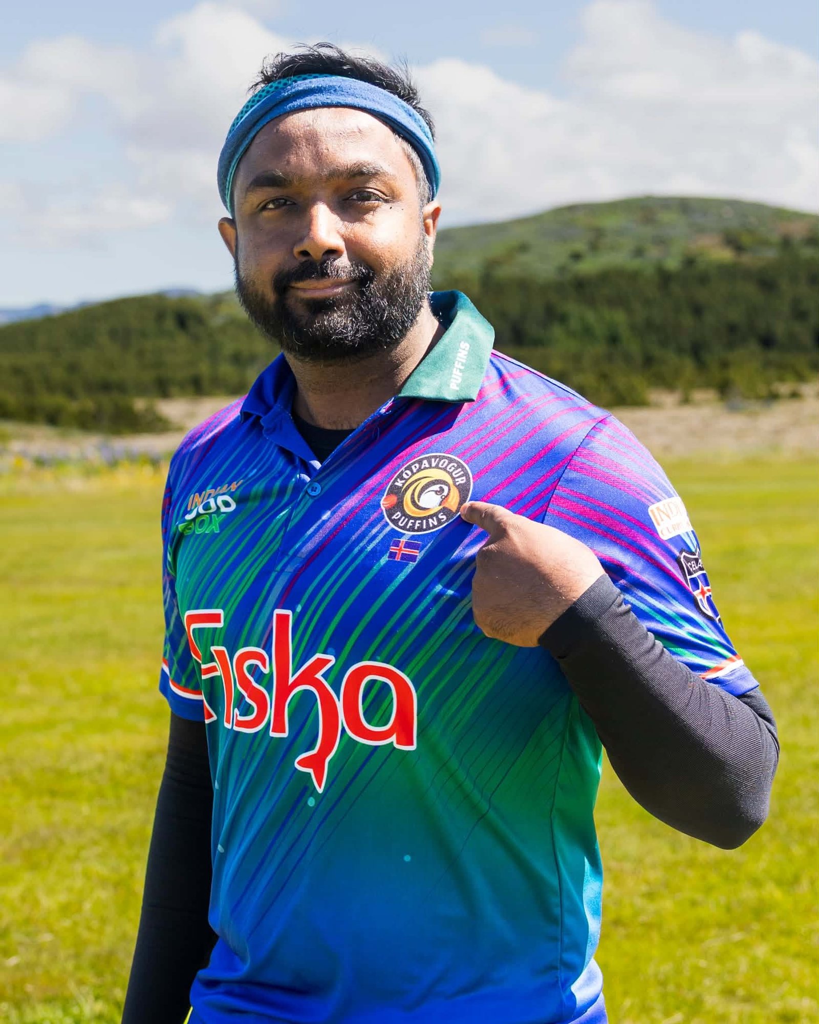 Abhishek Chauhan, founder of Kópavogur Puffins
