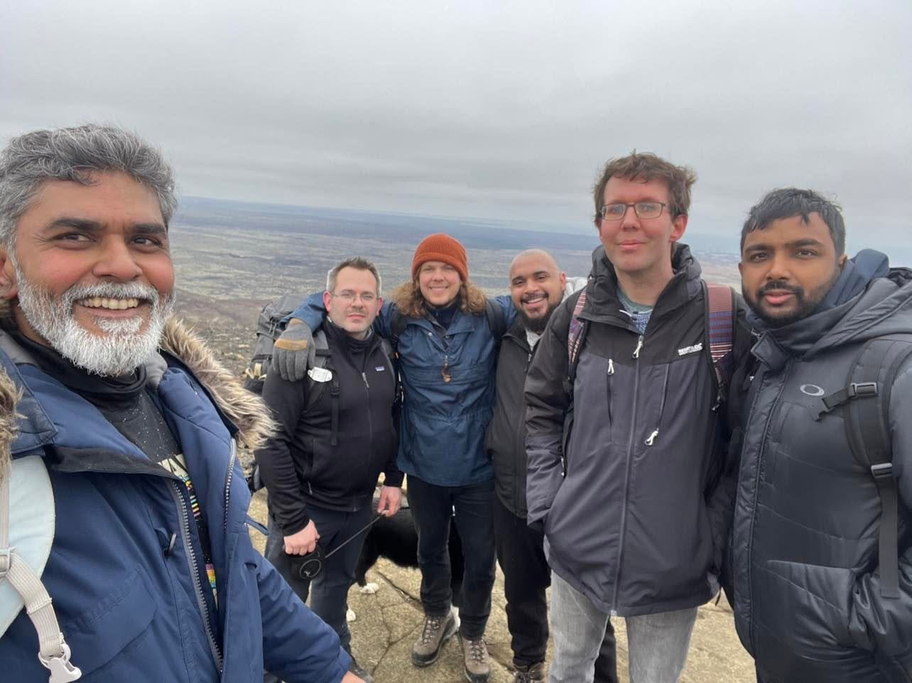 Kópavogur Puffins team hike in 2022