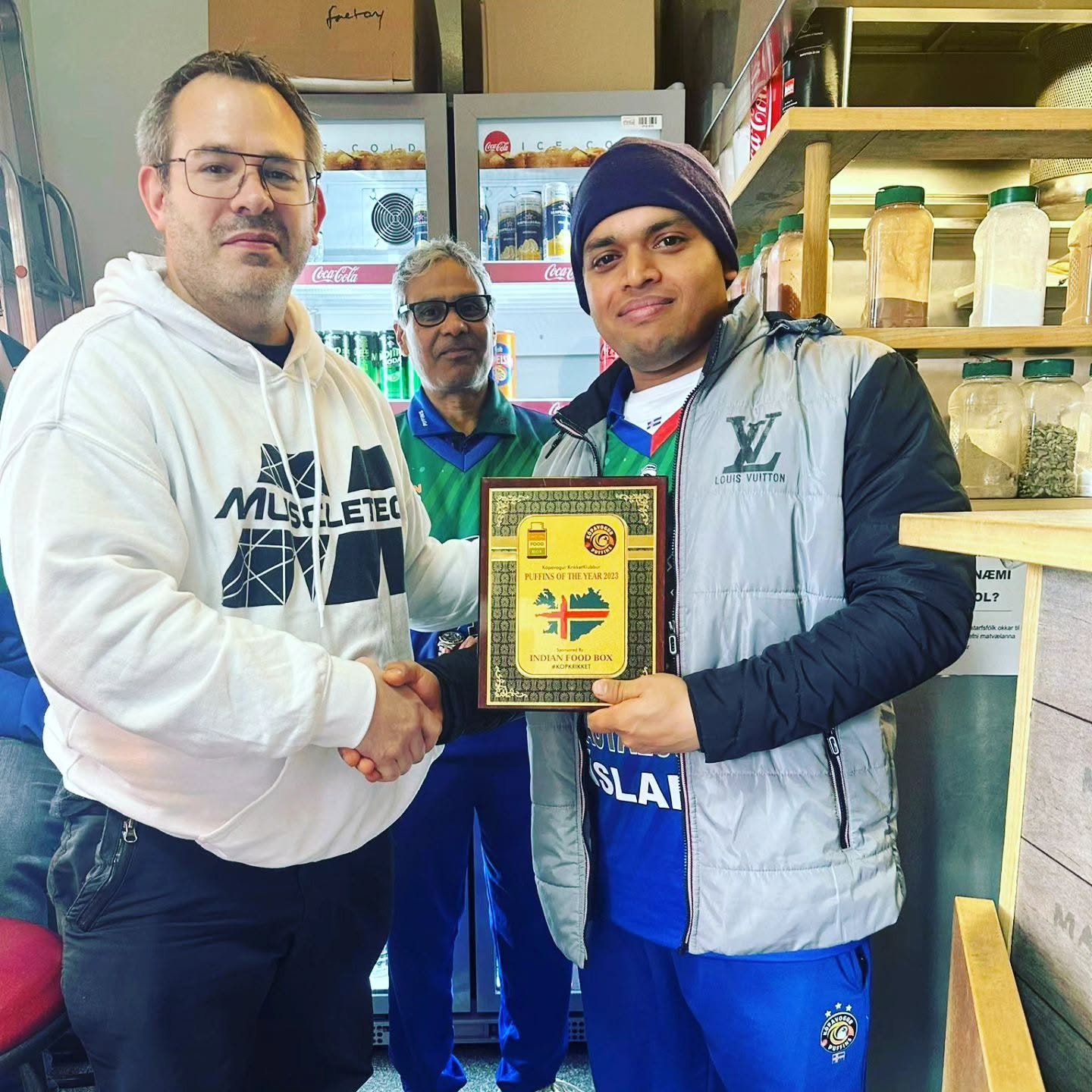 Pradip De with his Puffin of the Year 2023 award